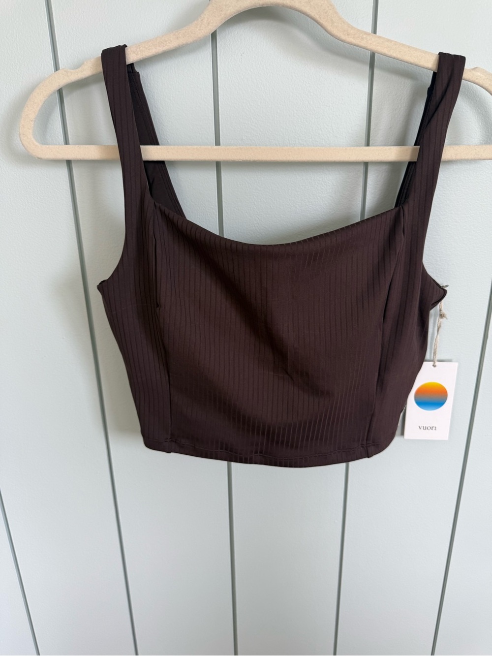 New Vuori Inversion Rib Support Tank Size Medium Java Color - Picture 5 of 8